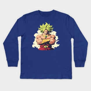 broly Kids Long Sleeve T-Shirt